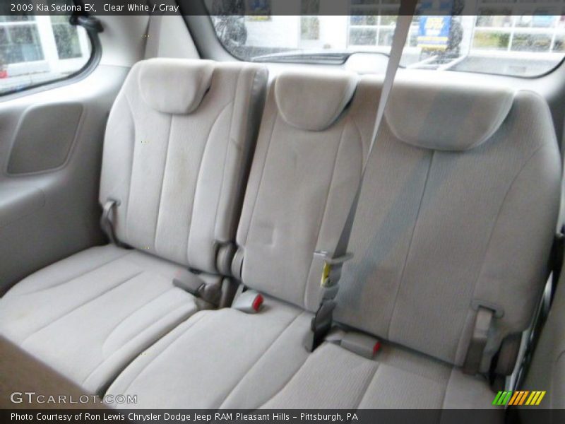 Clear White / Gray 2009 Kia Sedona EX