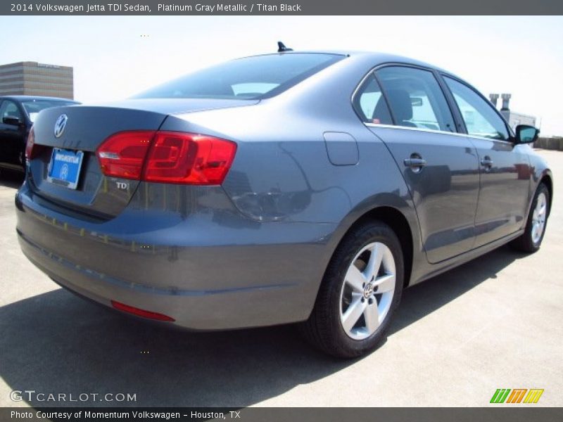 Platinum Gray Metallic / Titan Black 2014 Volkswagen Jetta TDI Sedan
