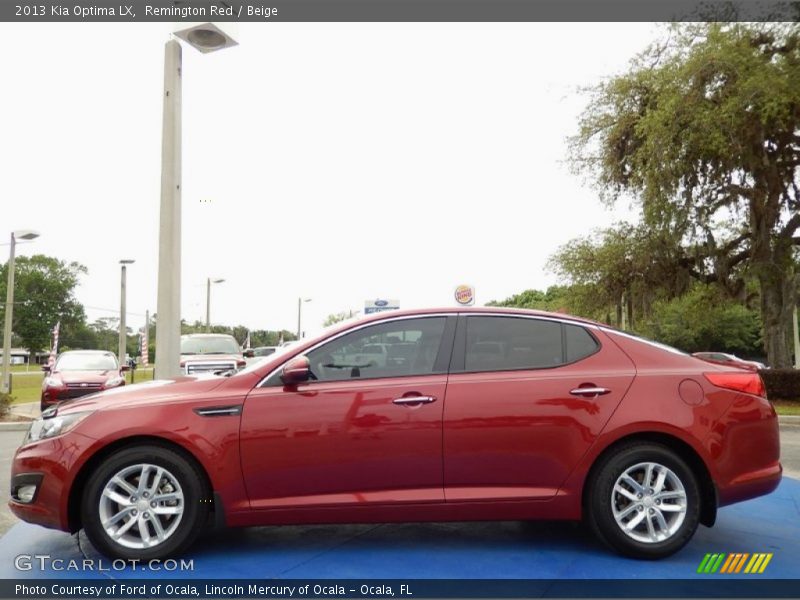  2013 Optima LX Remington Red