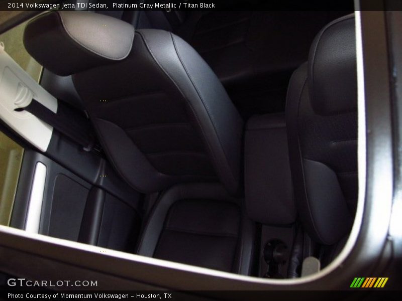 Platinum Gray Metallic / Titan Black 2014 Volkswagen Jetta TDI Sedan