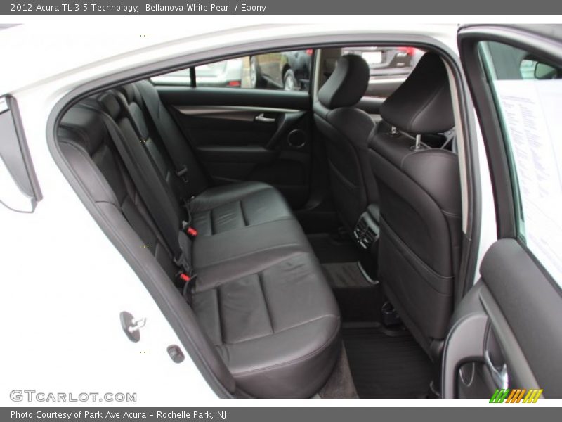 Bellanova White Pearl / Ebony 2012 Acura TL 3.5 Technology