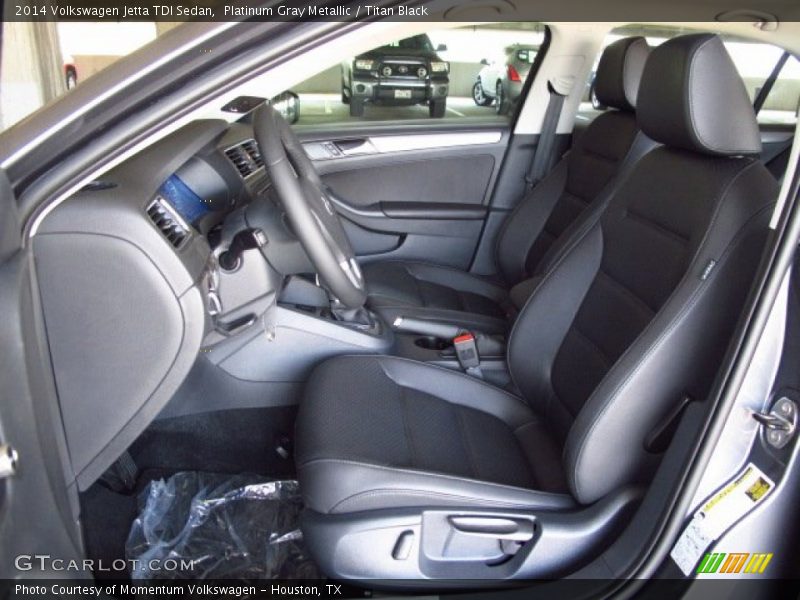 Platinum Gray Metallic / Titan Black 2014 Volkswagen Jetta TDI Sedan