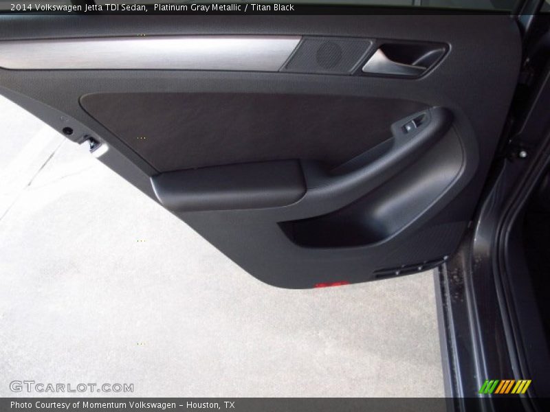 Platinum Gray Metallic / Titan Black 2014 Volkswagen Jetta TDI Sedan