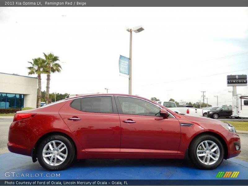 Remington Red / Beige 2013 Kia Optima LX
