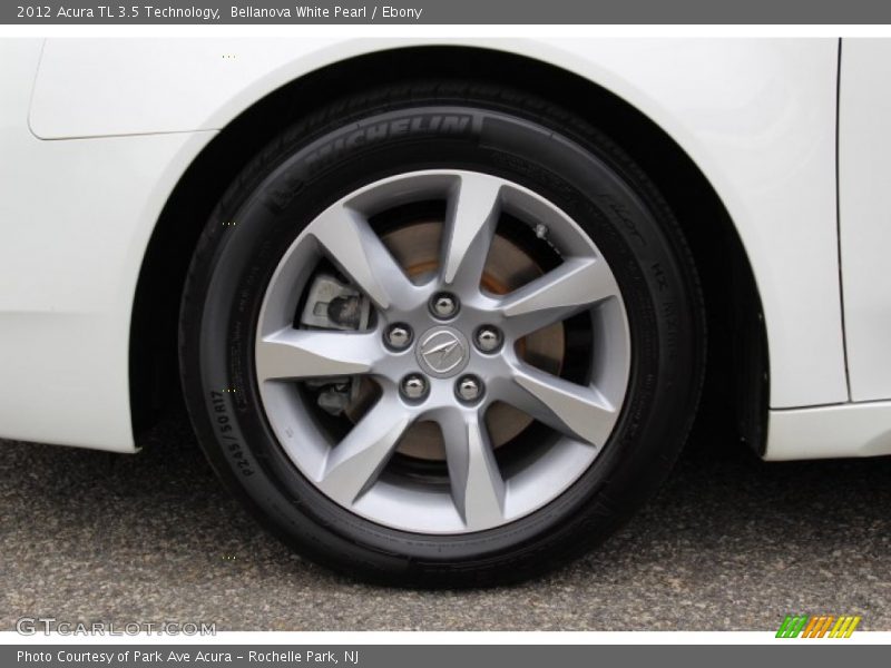 Bellanova White Pearl / Ebony 2012 Acura TL 3.5 Technology