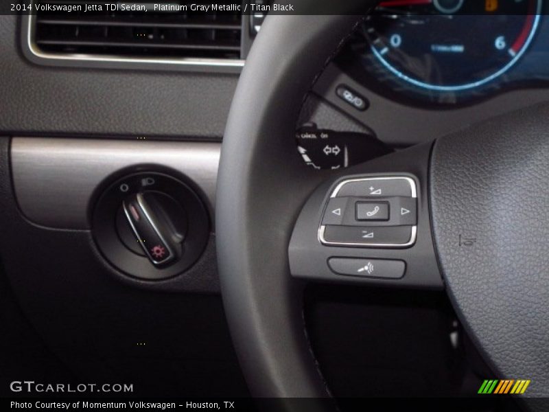 Platinum Gray Metallic / Titan Black 2014 Volkswagen Jetta TDI Sedan