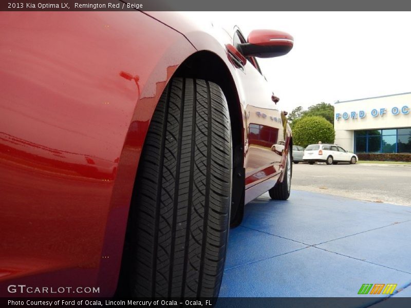 Remington Red / Beige 2013 Kia Optima LX