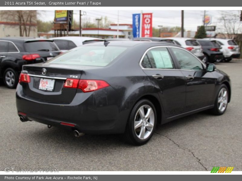 Graphite Luster Pearl / Taupe 2011 Acura TSX Sedan
