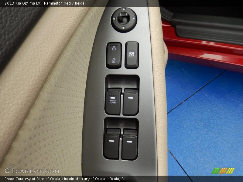 Controls of 2013 Optima LX