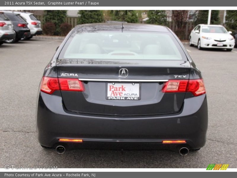 Graphite Luster Pearl / Taupe 2011 Acura TSX Sedan