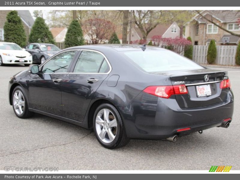 Graphite Luster Pearl / Taupe 2011 Acura TSX Sedan