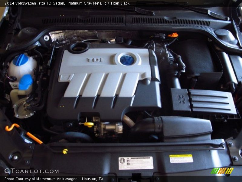 Platinum Gray Metallic / Titan Black 2014 Volkswagen Jetta TDI Sedan