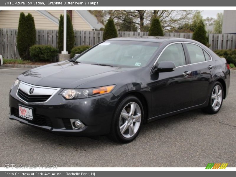 Graphite Luster Pearl / Taupe 2011 Acura TSX Sedan