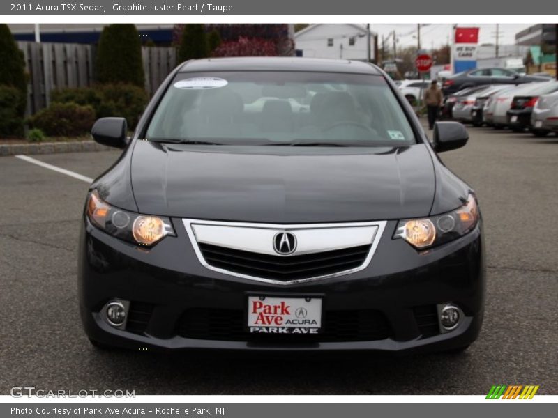Graphite Luster Pearl / Taupe 2011 Acura TSX Sedan