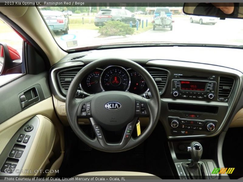 Dashboard of 2013 Optima LX