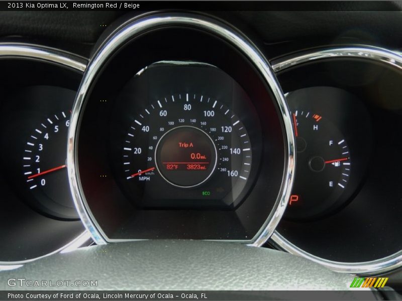 Remington Red / Beige 2013 Kia Optima LX