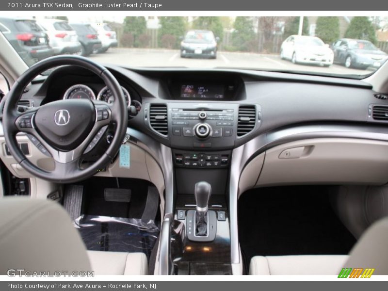 Graphite Luster Pearl / Taupe 2011 Acura TSX Sedan