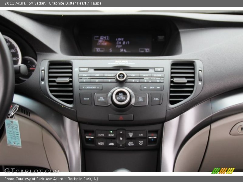 Graphite Luster Pearl / Taupe 2011 Acura TSX Sedan