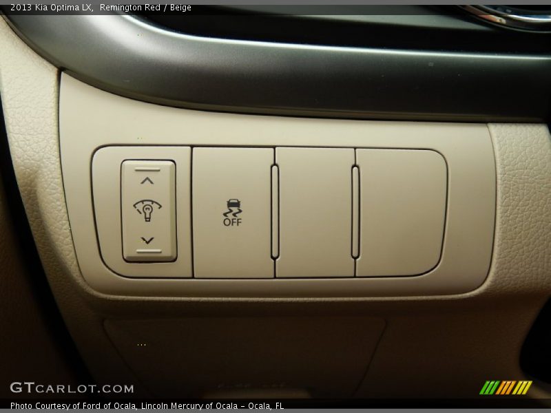 Remington Red / Beige 2013 Kia Optima LX