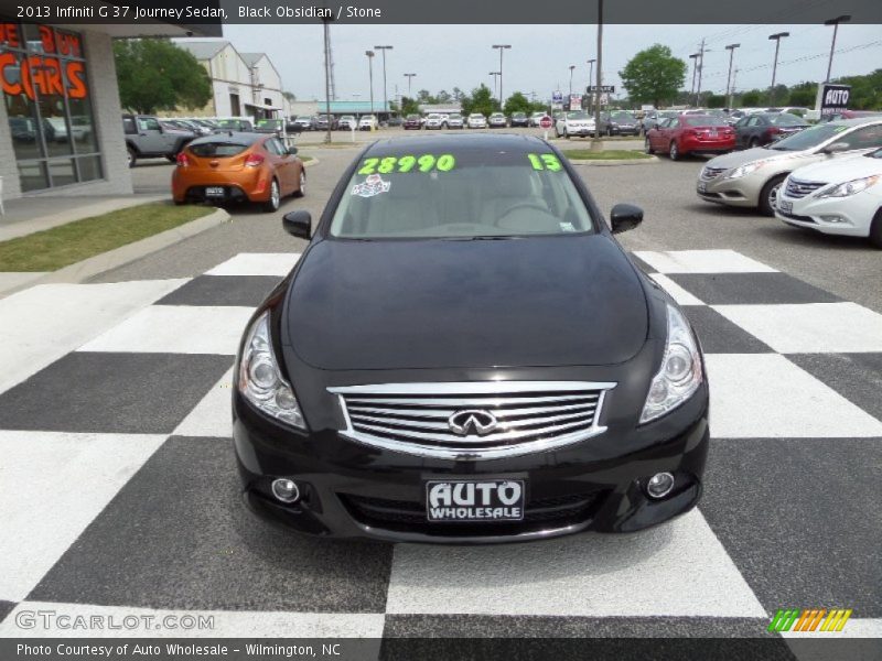 Black Obsidian / Stone 2013 Infiniti G 37 Journey Sedan