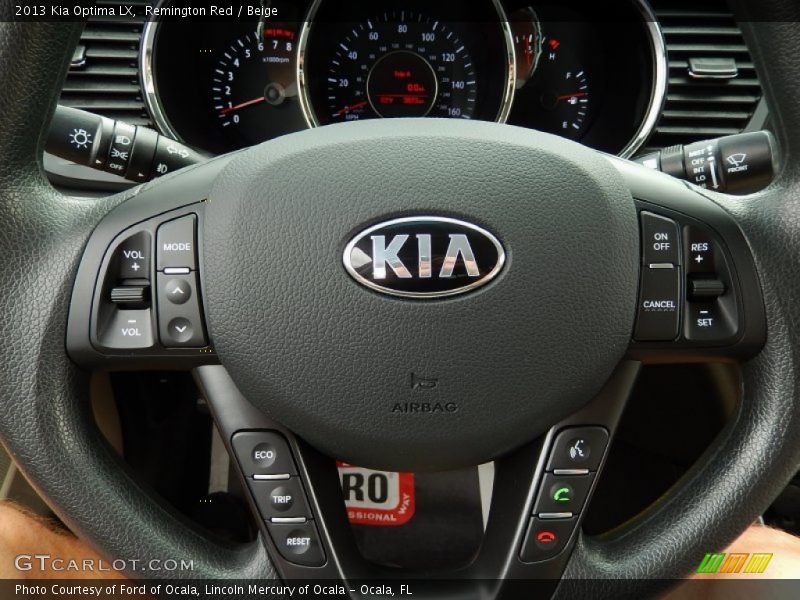  2013 Optima LX Steering Wheel
