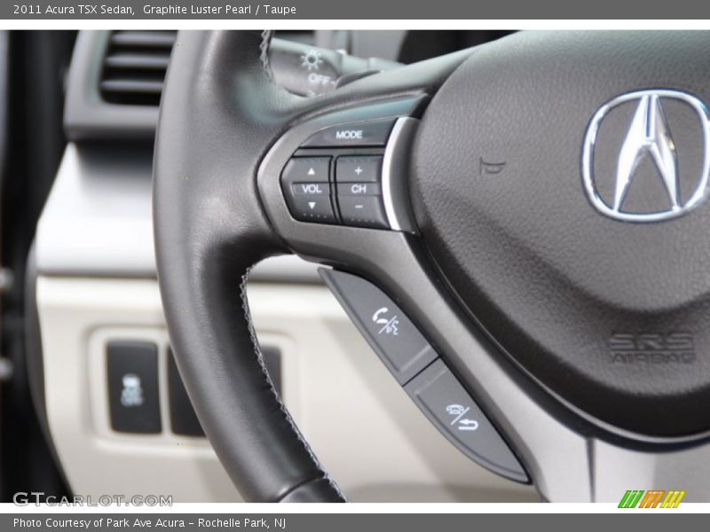 Graphite Luster Pearl / Taupe 2011 Acura TSX Sedan