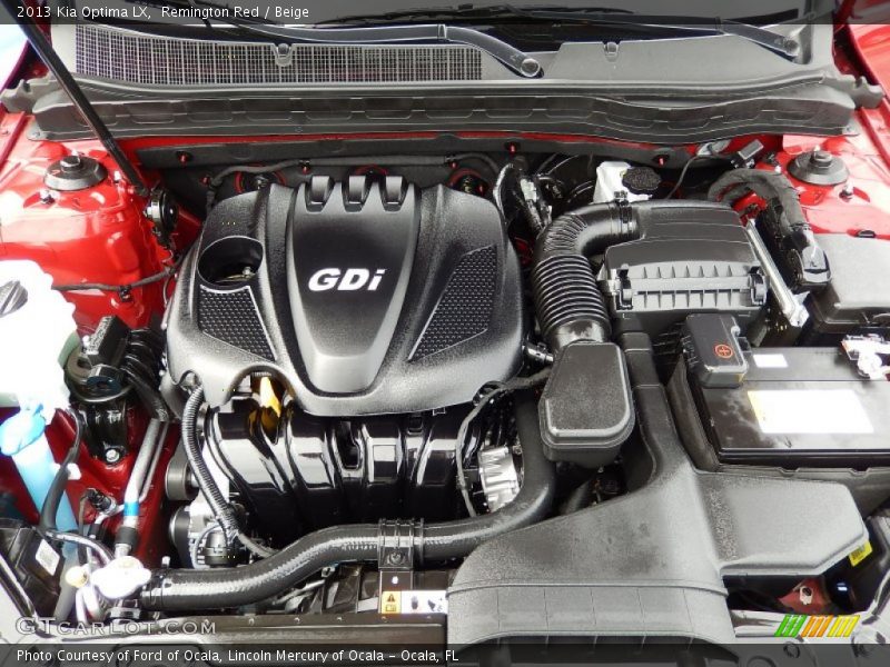  2013 Optima LX Engine - 2.4 Liter GDI DOHC 16-Valve 4 Cylinder