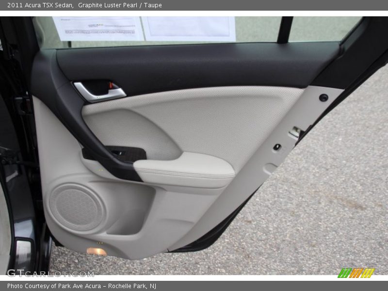 Graphite Luster Pearl / Taupe 2011 Acura TSX Sedan