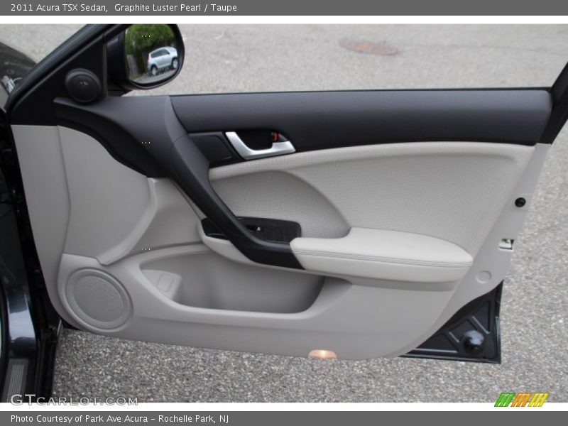 Graphite Luster Pearl / Taupe 2011 Acura TSX Sedan