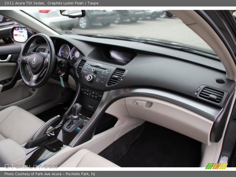 Graphite Luster Pearl / Taupe 2011 Acura TSX Sedan