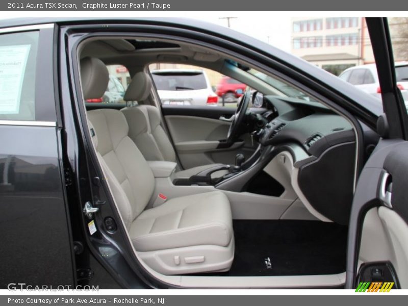 Graphite Luster Pearl / Taupe 2011 Acura TSX Sedan