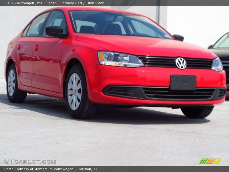 Tornado Red / Titan Black 2014 Volkswagen Jetta S Sedan