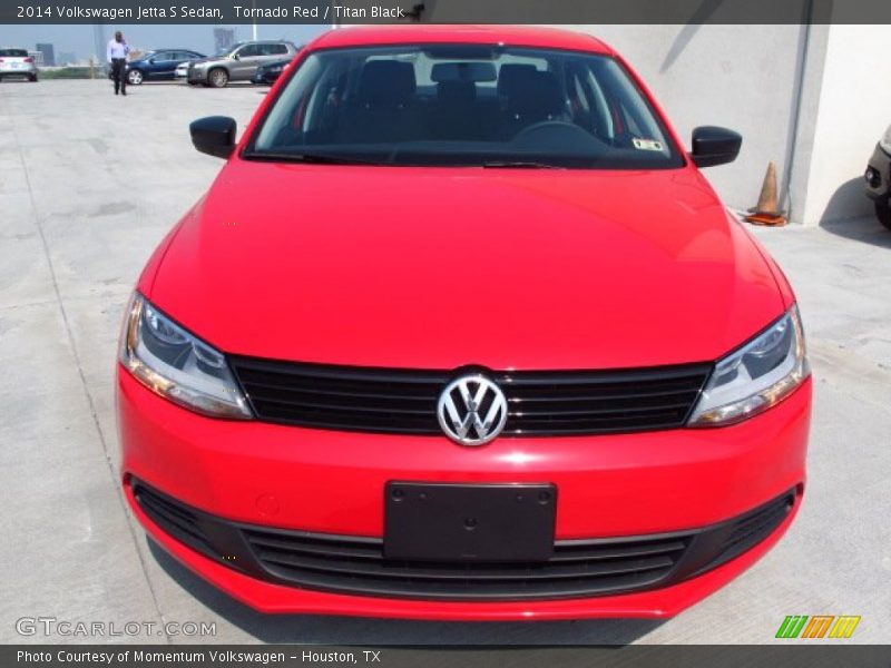 Tornado Red / Titan Black 2014 Volkswagen Jetta S Sedan