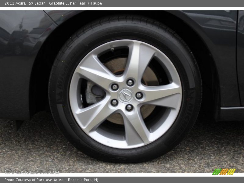 Graphite Luster Pearl / Taupe 2011 Acura TSX Sedan