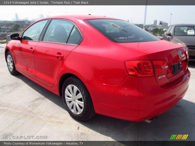 Tornado Red / Titan Black 2014 Volkswagen Jetta S Sedan