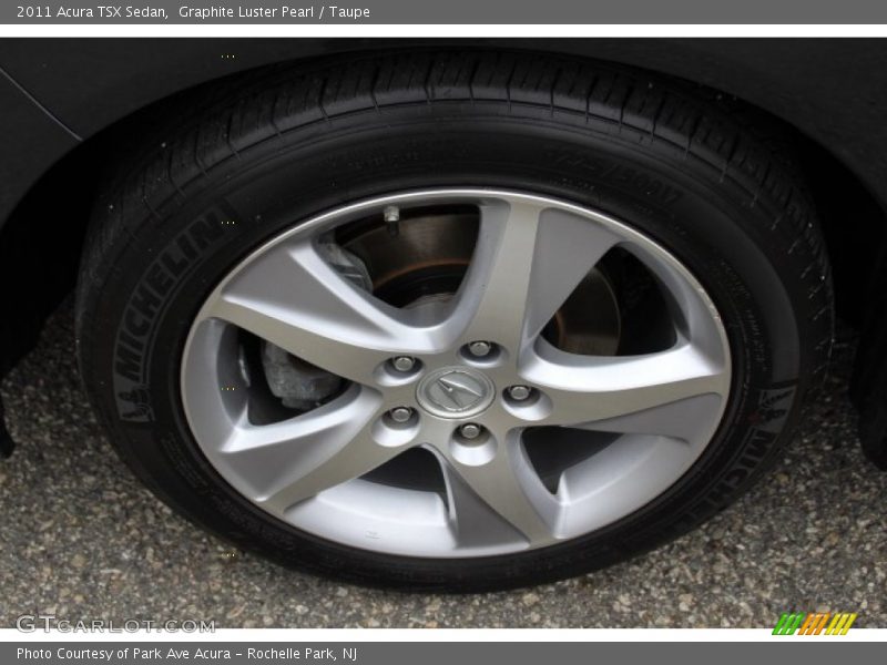 Graphite Luster Pearl / Taupe 2011 Acura TSX Sedan