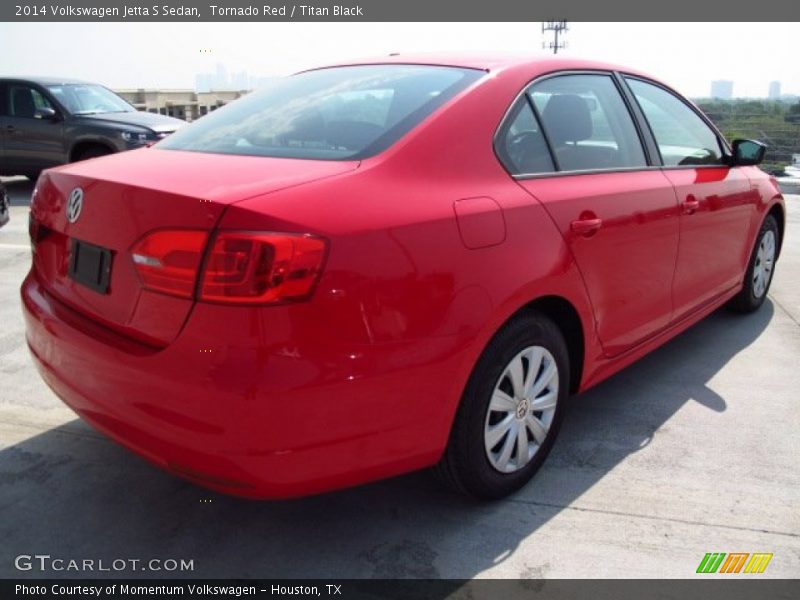 Tornado Red / Titan Black 2014 Volkswagen Jetta S Sedan
