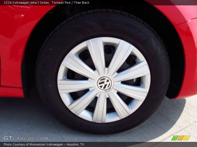 Tornado Red / Titan Black 2014 Volkswagen Jetta S Sedan