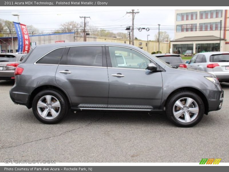 Polished Metal Metallic / Ebony 2011 Acura MDX Technology