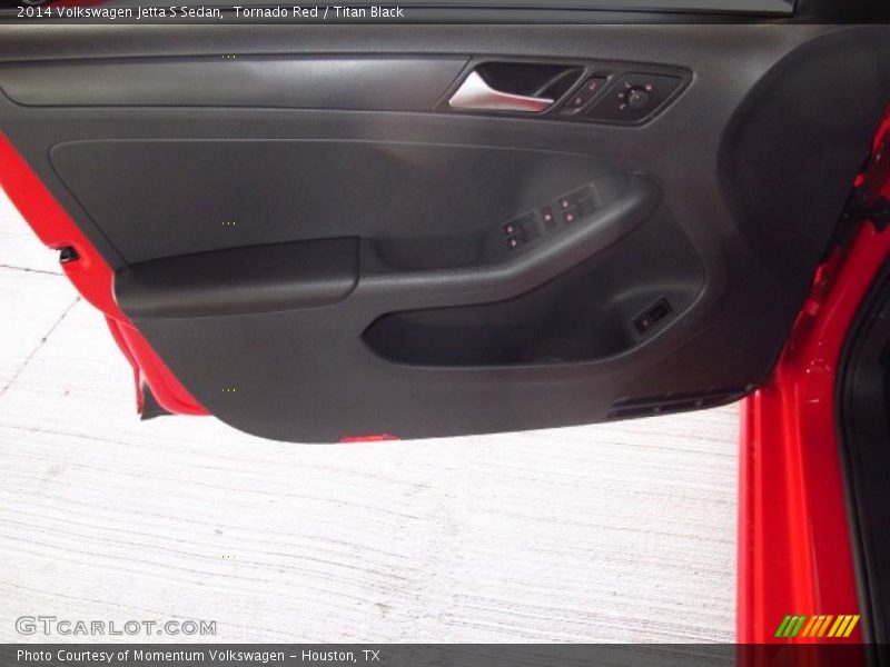 Tornado Red / Titan Black 2014 Volkswagen Jetta S Sedan