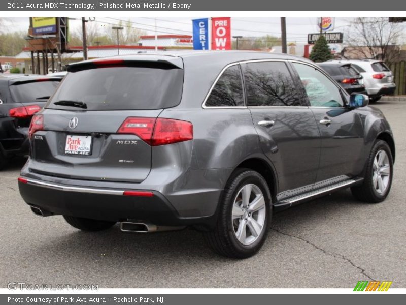 Polished Metal Metallic / Ebony 2011 Acura MDX Technology