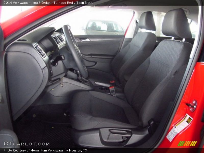 Tornado Red / Titan Black 2014 Volkswagen Jetta S Sedan