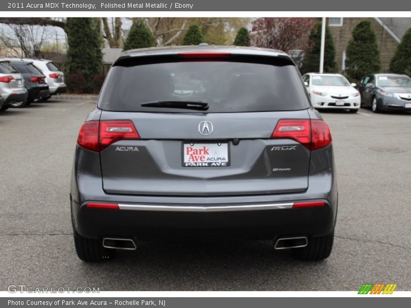 Polished Metal Metallic / Ebony 2011 Acura MDX Technology