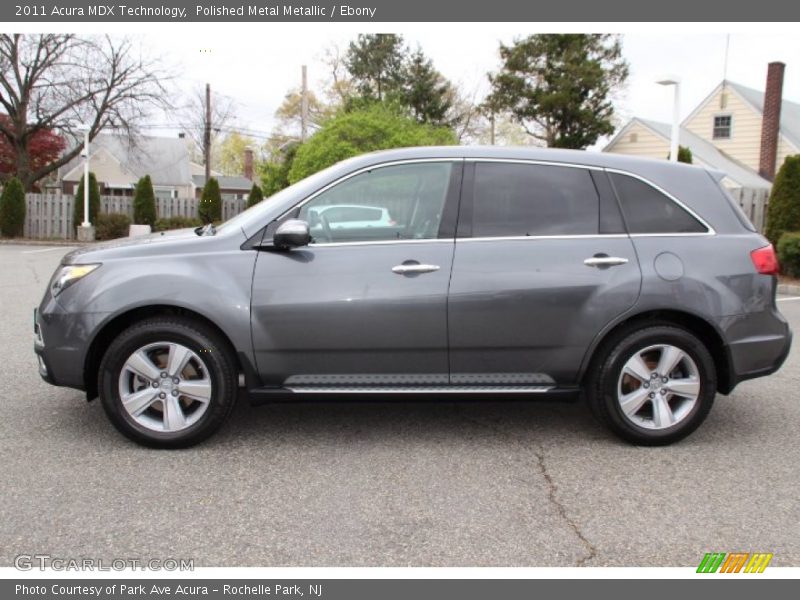 Polished Metal Metallic / Ebony 2011 Acura MDX Technology
