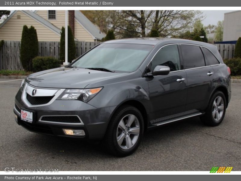 Polished Metal Metallic / Ebony 2011 Acura MDX Technology