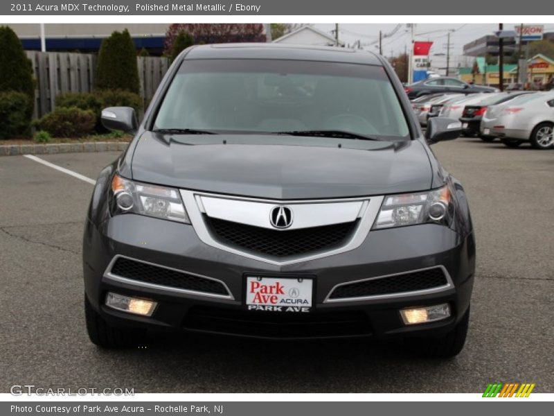 Polished Metal Metallic / Ebony 2011 Acura MDX Technology