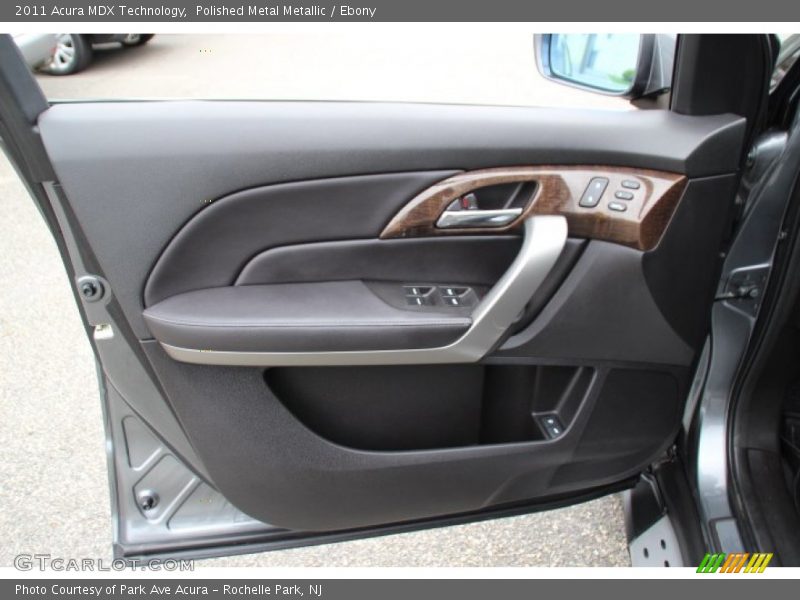 Polished Metal Metallic / Ebony 2011 Acura MDX Technology