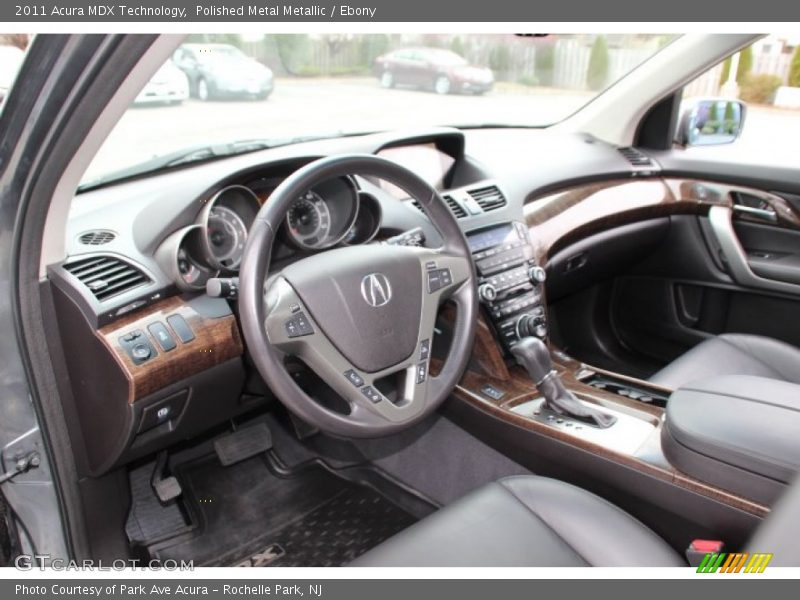 Polished Metal Metallic / Ebony 2011 Acura MDX Technology