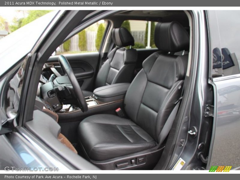 Polished Metal Metallic / Ebony 2011 Acura MDX Technology