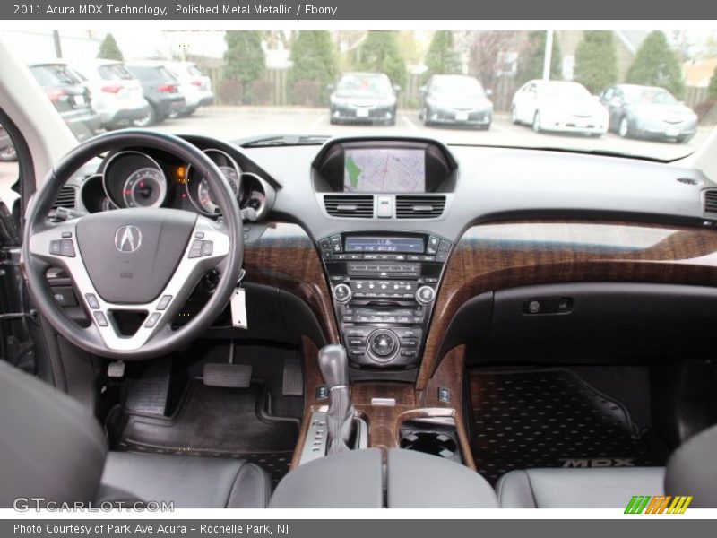 Polished Metal Metallic / Ebony 2011 Acura MDX Technology